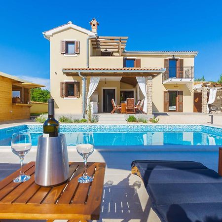 Villa David - Luxurious Secluded Villa With A Heated Pool Butkovici  Luaran gambar