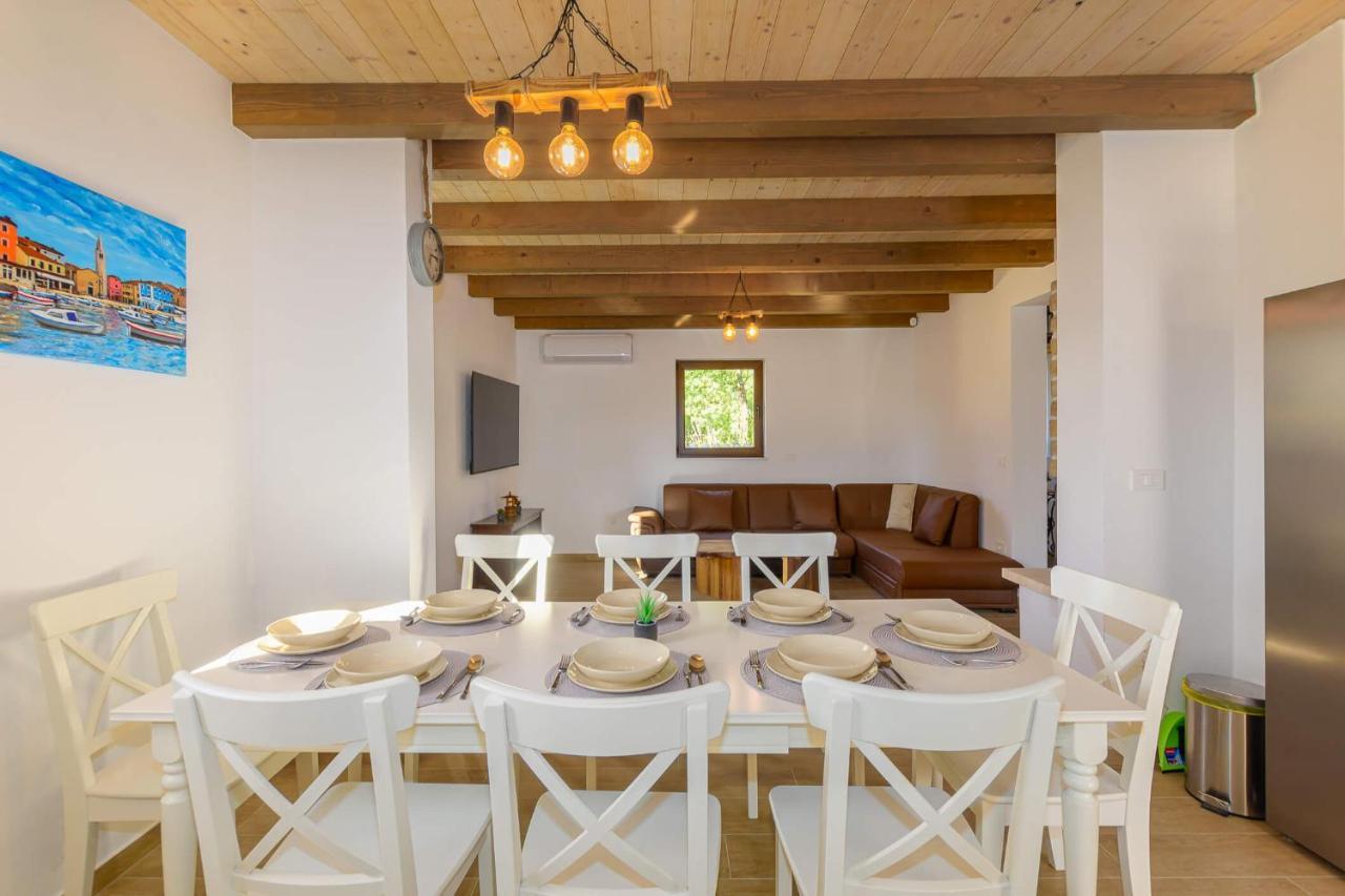 Villa David - Luxurious Secluded Villa With A Heated Pool Butkovici  Luaran gambar