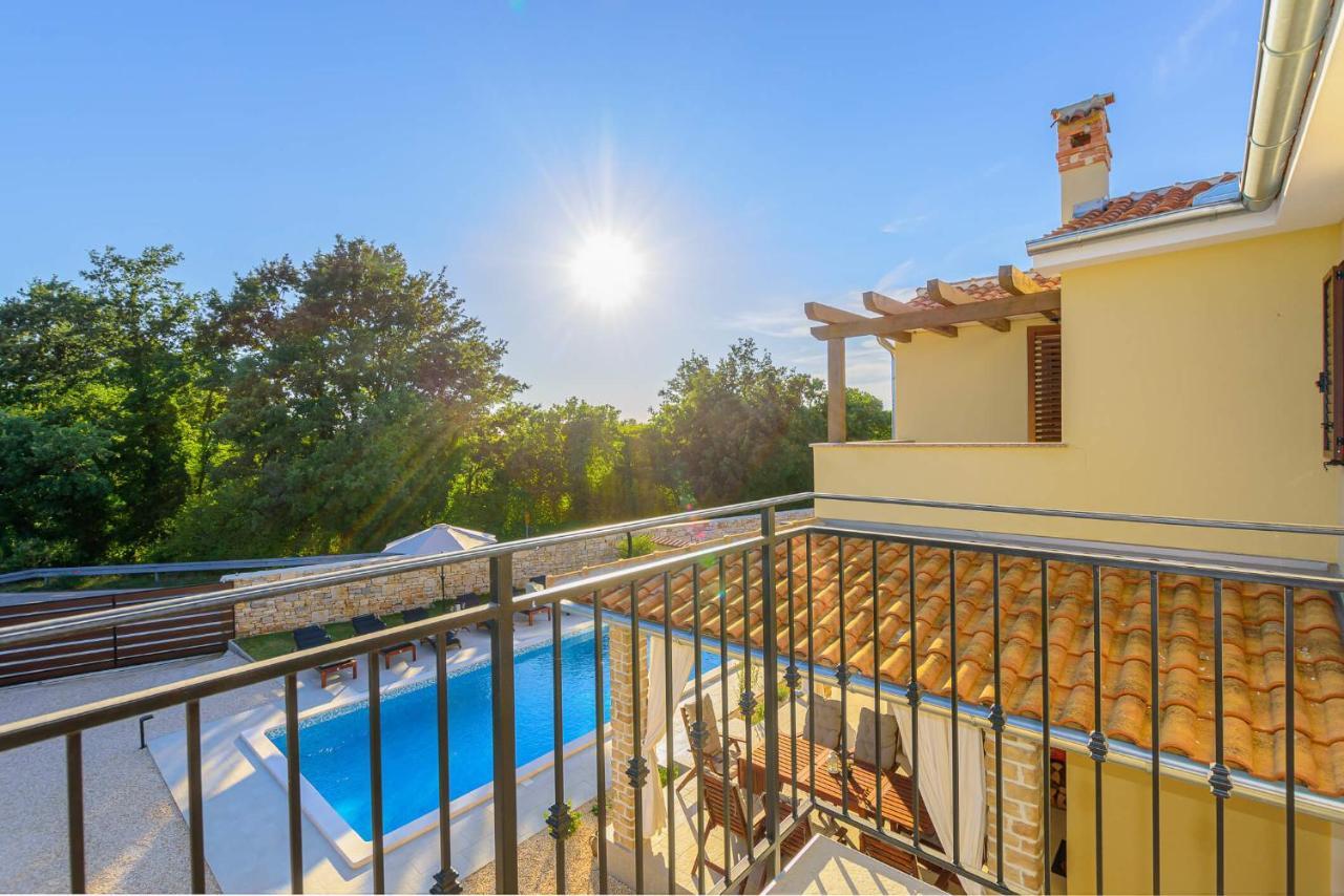 Villa David - Luxurious Secluded Villa With A Heated Pool Butkovici  Luaran gambar