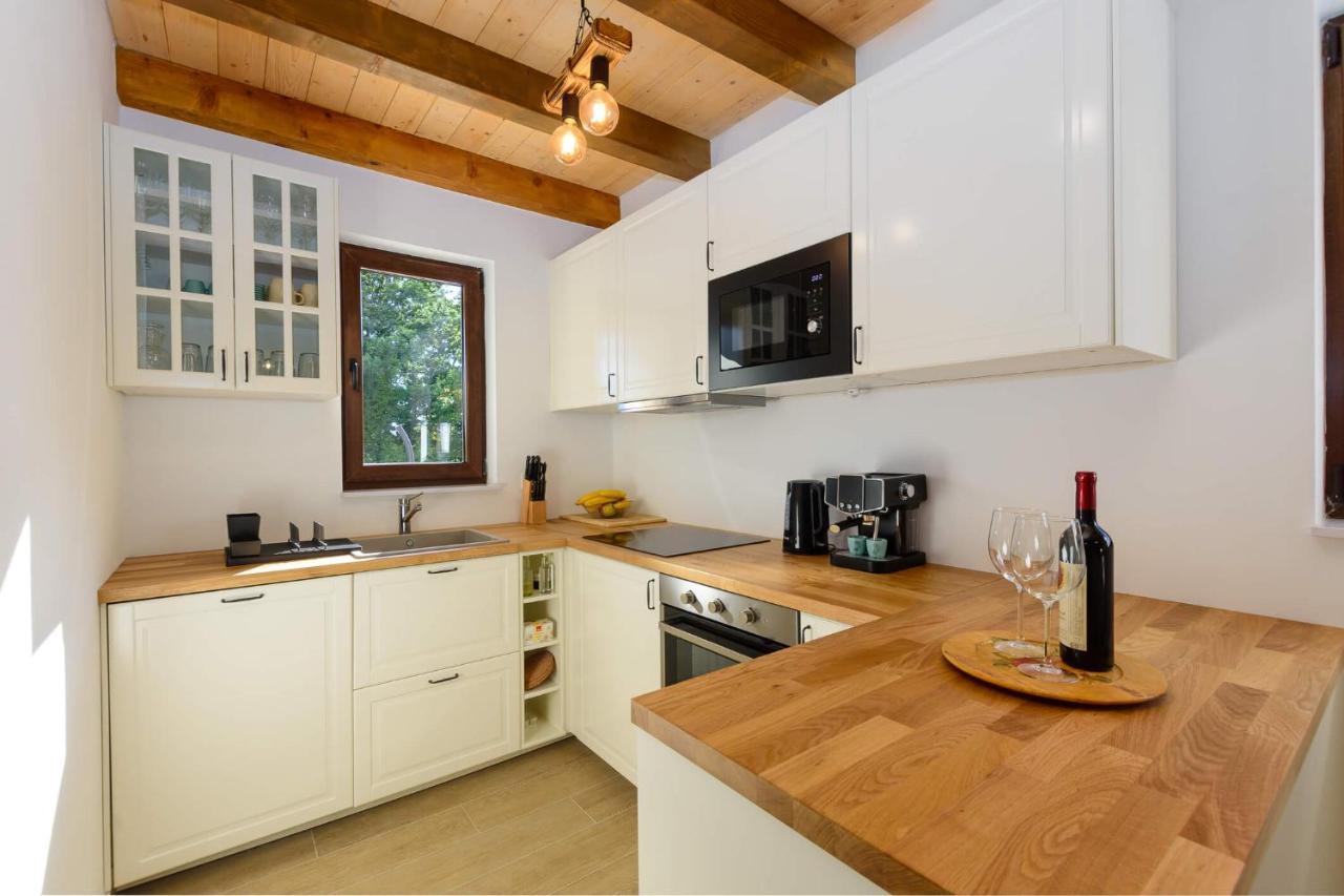 Villa David - Luxurious Secluded Villa With A Heated Pool Butkovici  Luaran gambar